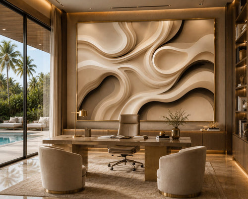 Desert Flow – Luxury Neutral Abstract Printable Wall Art