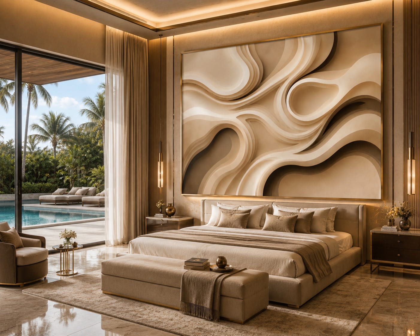 Desert Flow – Luxury Neutral Abstract Printable Wall Art