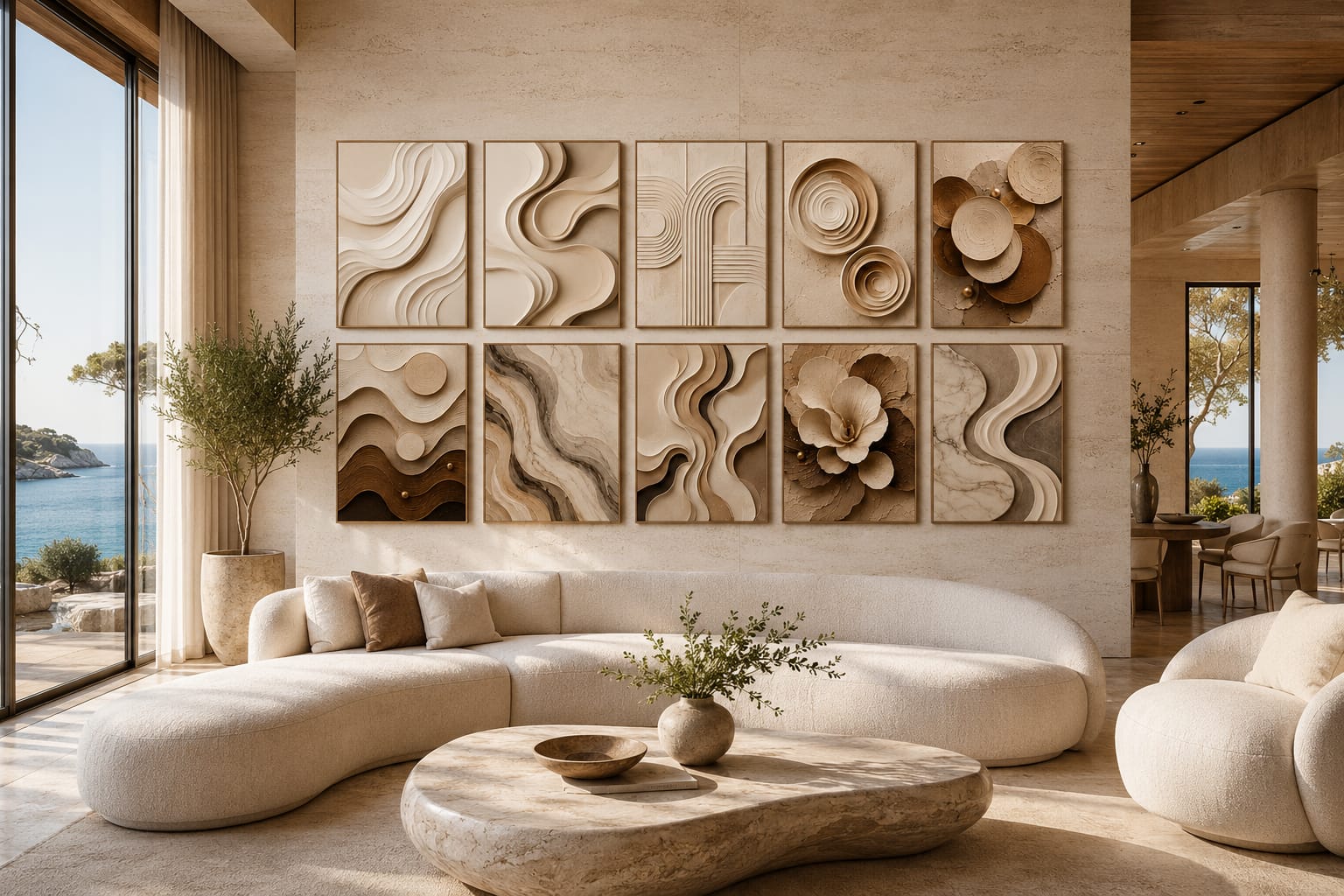 Modern Organic Complete Collection – Set of 10 Printable Wall Art