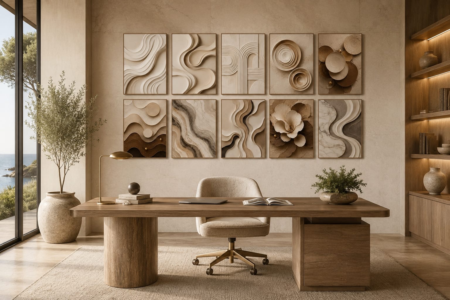 Modern Organic Complete Collection – Set of 10 Printable Wall Art
