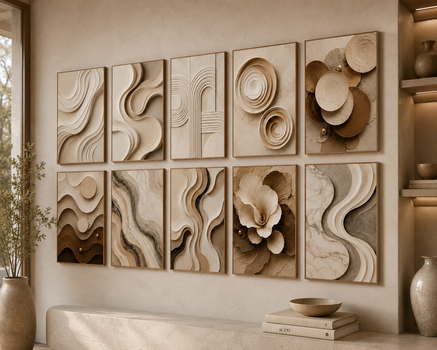 Modern Organic Complete Collection – Set of 10 Printable Wall Art