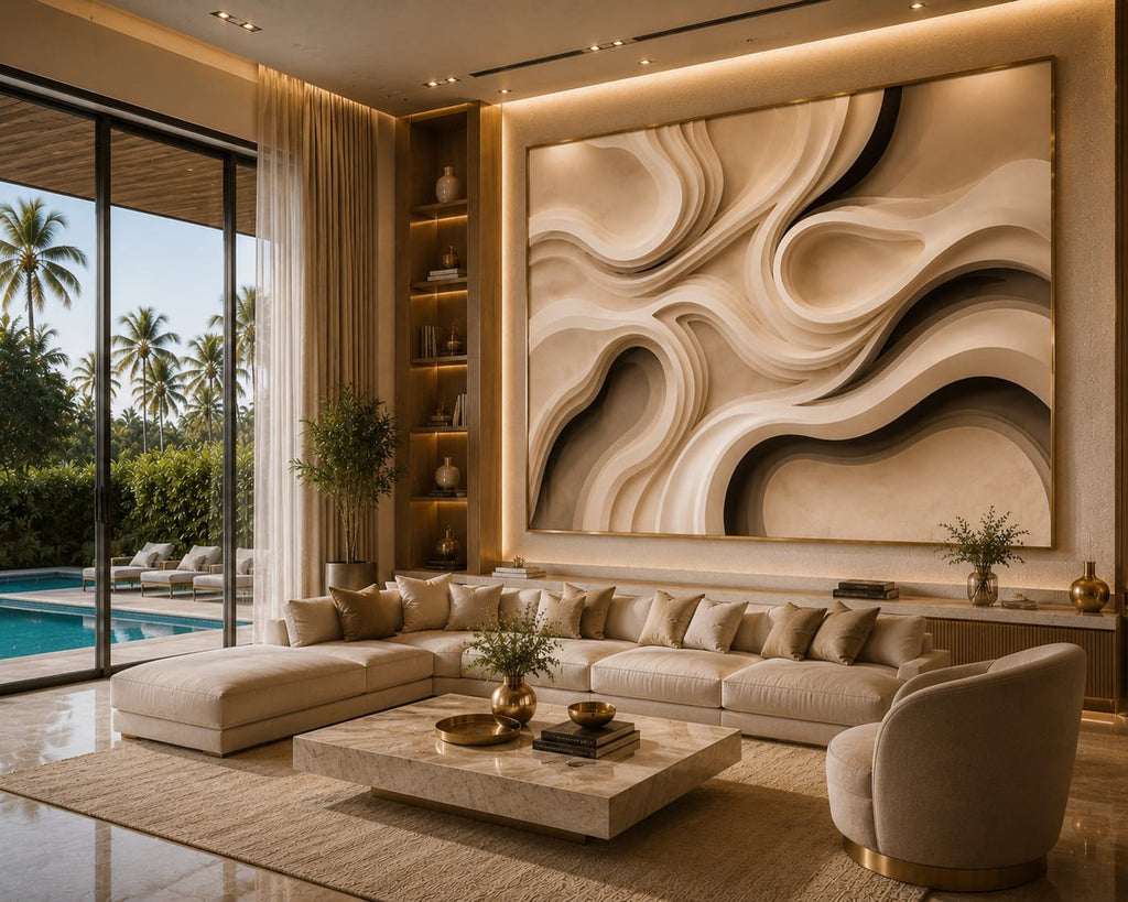 Desert Flow – Luxury Neutral Abstract Printable Wall Art