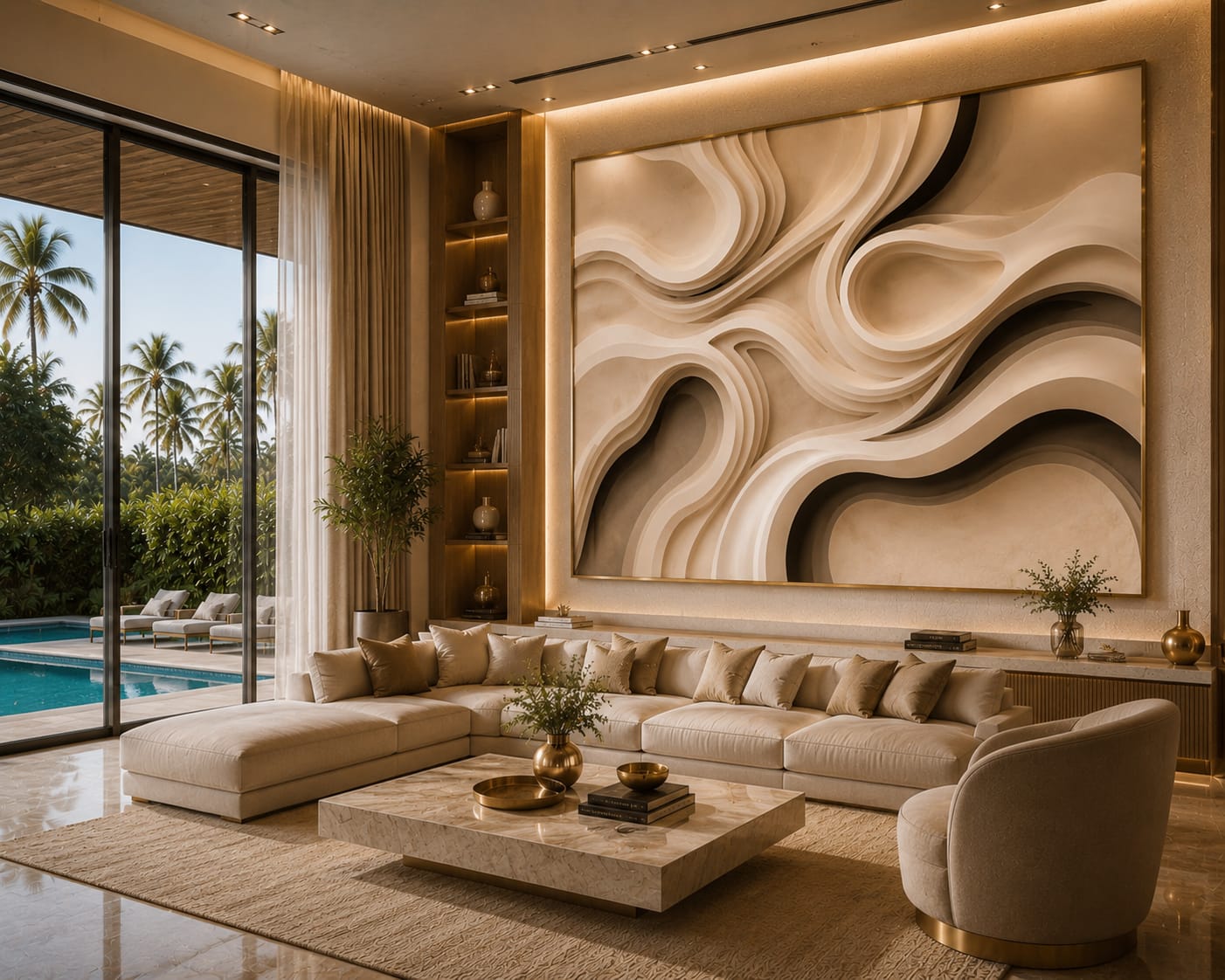Desert Flow – Luxury Neutral Abstract Printable Wall Art