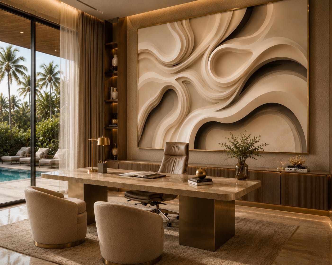 Desert Flow – Luxury Neutral Abstract Printable Wall Art