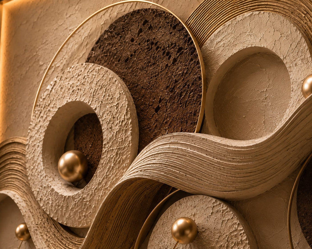 Golden Orbit – Luxury Modern Abstract Printable Wall Art