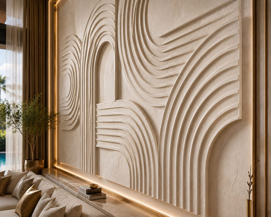 Ivory Arches – Luxury Neutral Abstract Printable Wall Art