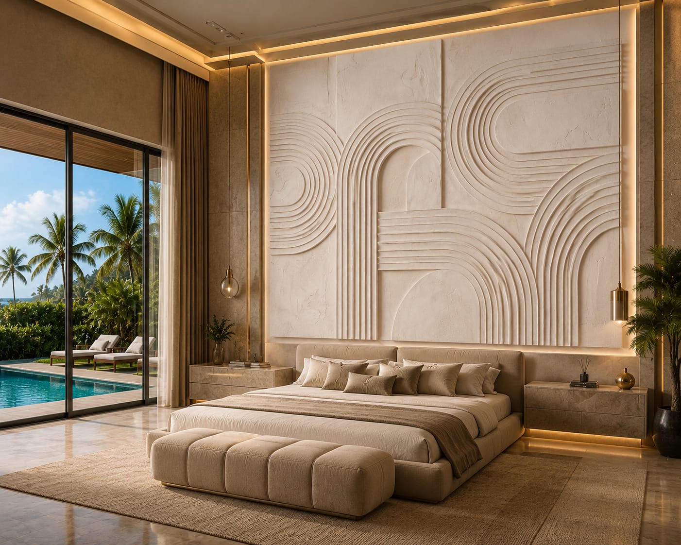 Ivory Arches – Luxury Neutral Abstract Printable Wall Art
