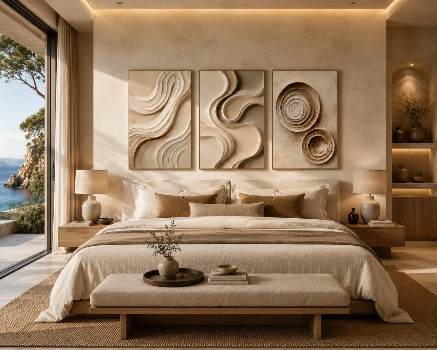 Luxury Organic Trio - Set of 3 Printable Wall Art