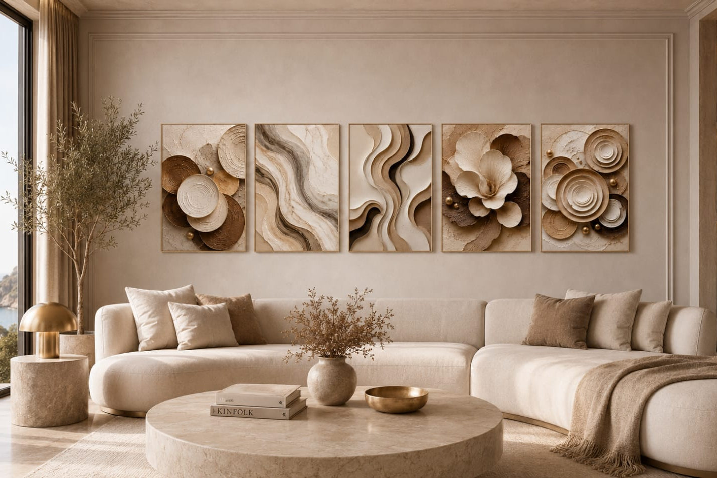 Luxury Earth Collection – Set of 5 Printable Wall Art
