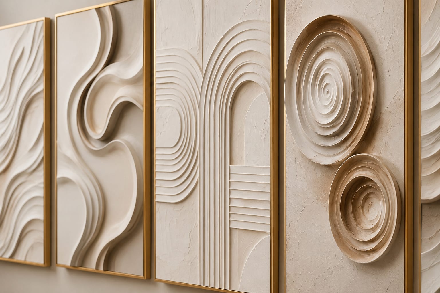 Modern Organic Collection – Set of 5 Printable Wall Art