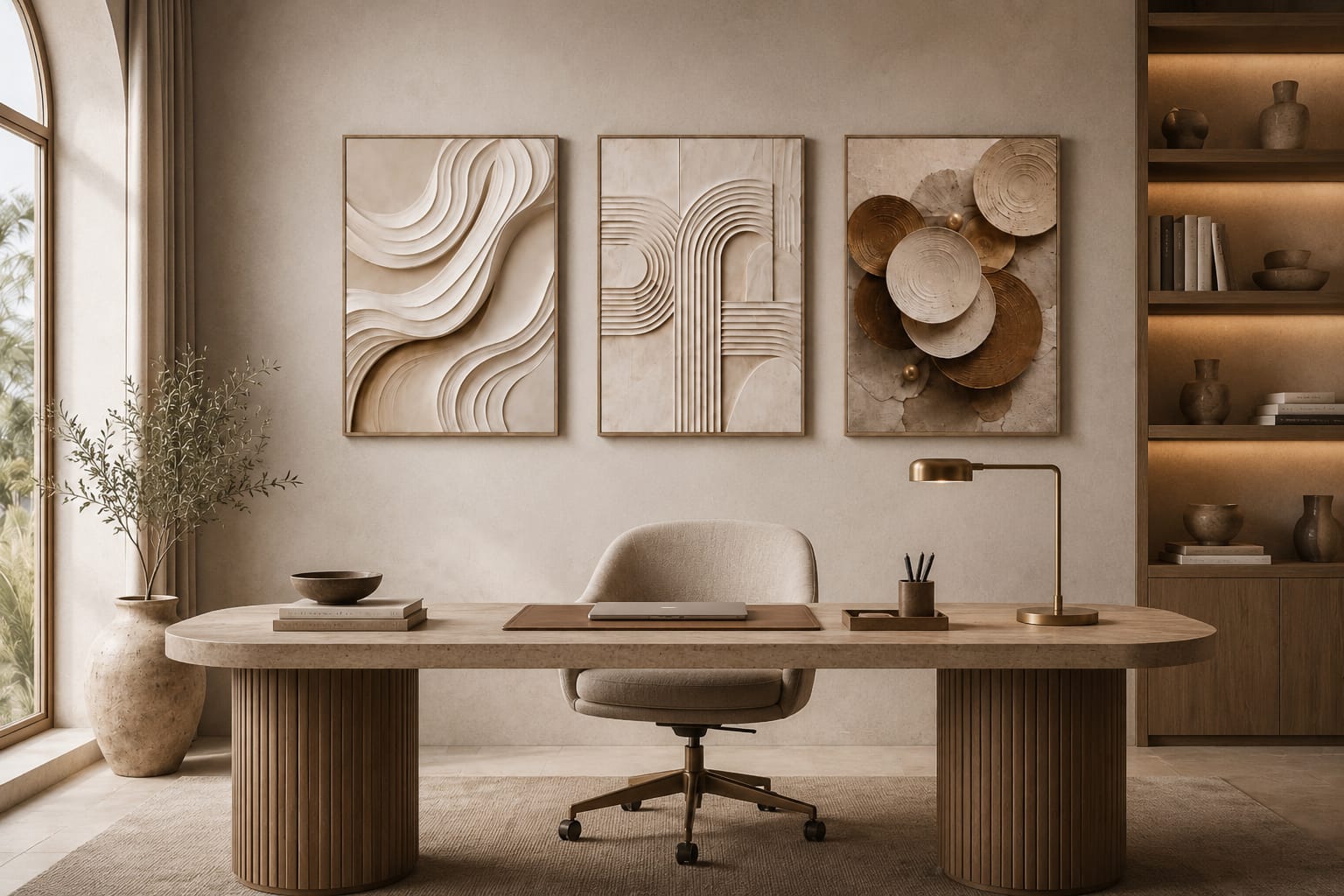 Serene Organic Collection – Set of 3 Printable Wall Art