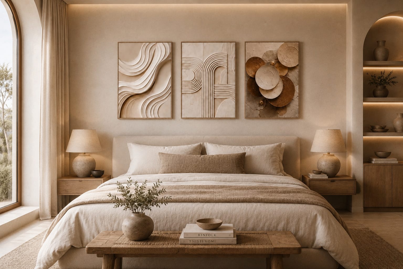 Serene Organic Collection – Set of 3 Printable Wall Art