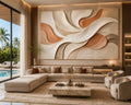 Terracotta Flow – Warm Organic Abstract Printable Wall Art